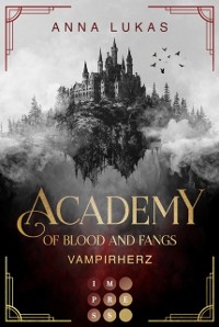 Cover Academy of Blood and Fangs. Vampirherz