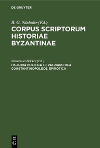 Cover Historia politica et patriarchica Constantinopoleos. Epirotica
