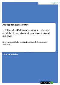 Cover Los Partidos Políticos y la Gobernabilidad en el Perú con vistas al proceso electoral del 2011
