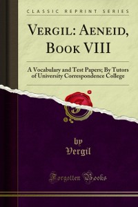 Cover Vergil: Aeneid, Book VIII