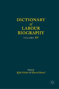Cover Dictionary of Labour Biography