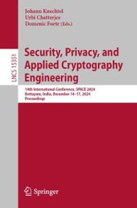 Cover Security, Privacy, and Applied Cryptography Engineering