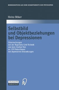 Cover Selbstbild und Objektbeziehungen bei Depressionen
