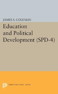 Cover Education and Political Development. (SPD-4), Volume 4