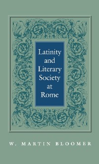 Cover Latinity and Literary Society at Rome