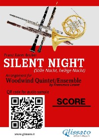 Cover Woodwind Quintet score of "Silent Night"