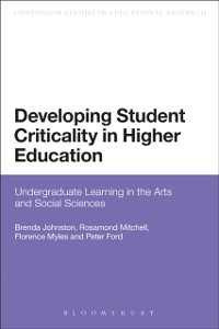 Cover Developing Student Criticality in Higher Education