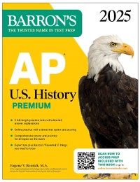 Cover AP U.S. History Premium, 2025: Prep Book with 5 Practice Tests + Comprehensive Review + Online Practice