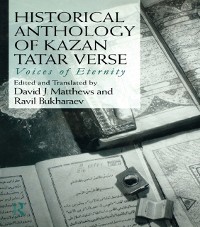 Cover Historical Anthology of Kazan Tatar Verse