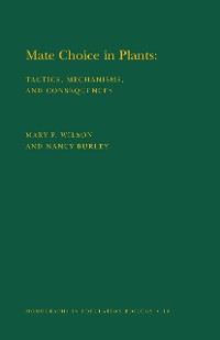 Cover Mate Choice in Plants (MPB-19), Volume 19