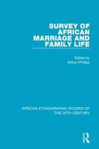 Cover Survey of African Marriage and Family Life