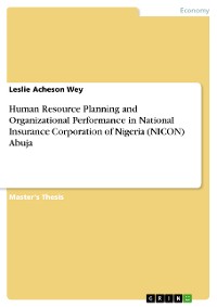 Cover Human Resource Planning and Organizational Performance in National Insurance Corporation of Nigeria (NICON) Abuja