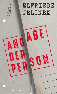 Cover Angabe der Person