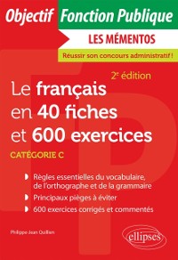 Cover Le français en 40 fiches et 600 exercices