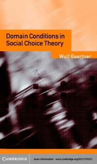 Cover Domain Conditions in Social Choice Theory