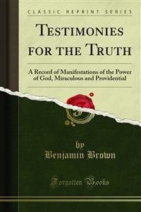 Cover Testimonies for the Truth
