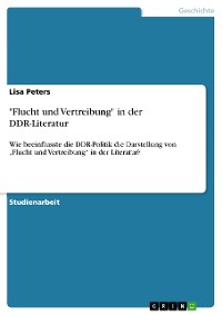 Cover "Flucht und Vertreibung" in der DDR-Literatur