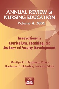 Cover Annual Review of Nursing Education, Volume 4, 2006