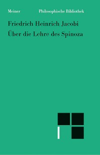 Cover Über die Lehre des Spinoza in Briefen an den Herrn Moses Mendelssohn