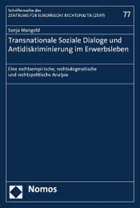 Cover Transnationale Soziale Dialoge und Antidiskriminierung im Erwerbsleben