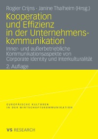 Cover Kooperation und Effizienz in der Unternehmenskommunikation