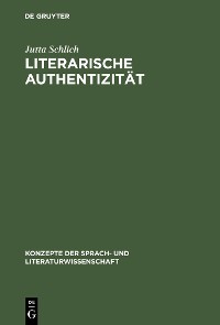 Cover Literarische Authentizität