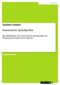 Cover Französische Sprachpolitik