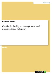 Cover Conflict!  -   Reality of management and organizational behavior