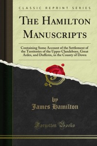 Cover Hamilton Manuscripts