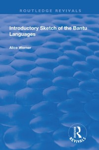 Cover Introductory Sketch of the Bantu Languages