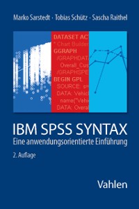Cover Sarstedt/Schütz, IBM SPSS Syntax