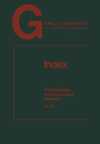 Cover Index. Formula Index