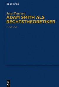 Cover Adam Smith als Rechtstheoretiker