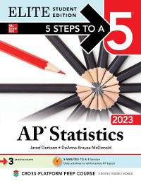 Cover 5 Steps to a 5: AP Statistics 2023 Elite Student Edition