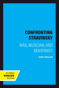 Cover Confronting Stravinsky