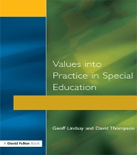 Cover Values into Practice in Special Education