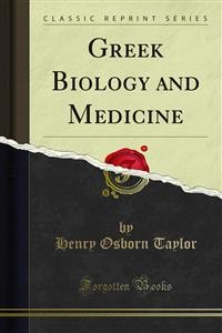 Cover Greek Biology and Medicine