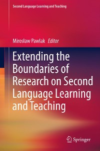 Cover Extending the Boundaries of Research on Second Language Learning and Teaching