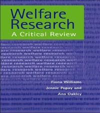 Cover Welfare Research