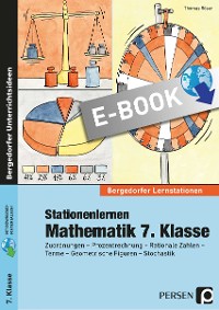 Cover Stationenlernen Mathematik 7. Klasse