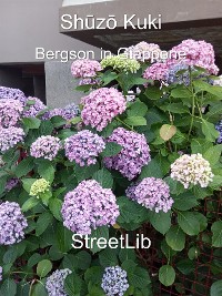 Cover Bergson in Giappone. Bergson au Japon