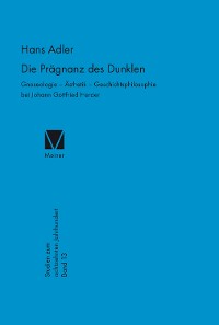 Cover Die Prägnanz des Dunklen