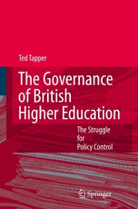 Cover The Governance of British Higher Education