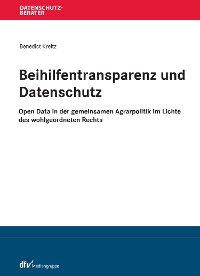 Cover Beihilfentransparenz und Datenschutz