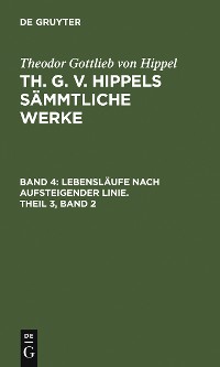 Cover Lebensläufe nach aufsteigender Linie, Theil 3, Band 2