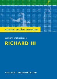 Cover Richard III von William Shakespeare. Königs Erläuterungen.