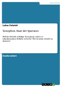 Cover Xenophon. Staat der Spartaner
