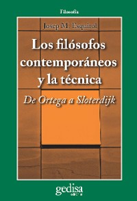 Cover Los filósofos contemporáneos y la técnica