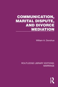 Cover Communication, Marital Dispute, and Divorce Mediation