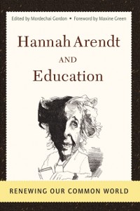 Cover Hannah Arendt And Education